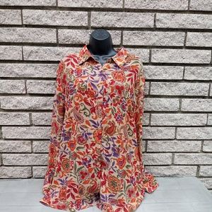 LAUREN Ralph Lauren 3X FALL Shirt Blouse